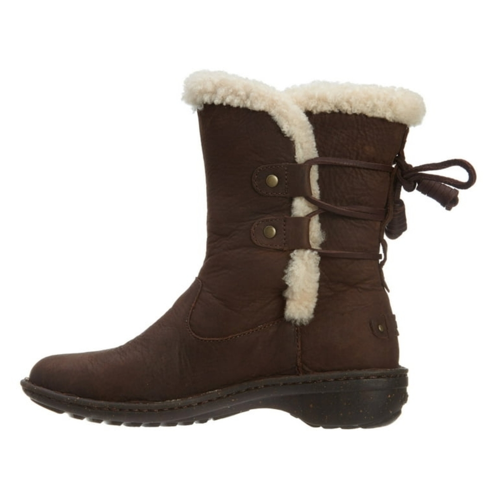 UGG AKADIA STOUT LEATHER WATERPROOF WINTER BOOTS SIZE 5